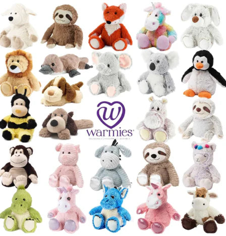 Cuddly lavender-scented Warmies plush animal