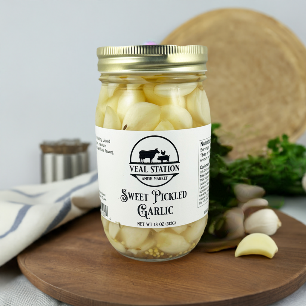Sweet Pickled Garlic (18oz)